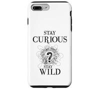 Custodia per iPhone 7 Plus/8 Plus Curious Stay Wild Question Mark Scribble Inspirational Love