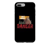 Custodia per iPhone 7 Plus/8 Plus Cute Bear Gifts - Danger I Am A Hugger - Bears Hug Gift