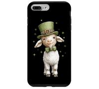 Custodia per iPhone 7 Plus/8 Plus Cute Goat Farm Farmer Leprechaun Shamrock giorno di San Patrizio