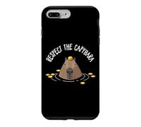 Custodia per iPhone 7 Plus/8 Plus Cute Kids Mens Womens Oranges Meme Lover Respect Capybara