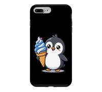 Custodia per iPhone 7 Plus/8 Plus Cute Penguin Holding Ice Cream Cone Cartoon