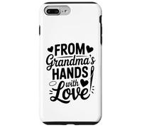 Custodia per iPhone 7 Plus/8 Plus Da Grandmas Hands With Love, lavoro a maglia all'uncinetto
