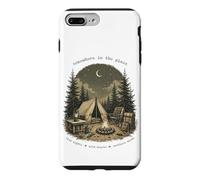 Custodia per iPhone 7 Plus/8 Plus Da qualche parte nel design della foresta lunare del falò