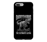 Custodia per iPhone 7 Plus/8 Plus Daddysaurus Rex Funny Dinosaur Dad Father's Ultimate Alpha