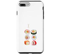 Custodia per iPhone 7 Plus/8 Plus Dai un'occhiata a My Six Pack Funny Japanese Sushi Abbigliamento