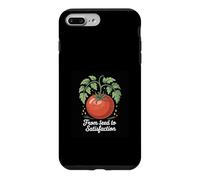 Custodia per iPhone 7 Plus/8 Plus Dal seme alla soddisfazione Progettazione del giardinaggio del pomodoro