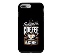 Custodia per iPhone 7 Plus/8 Plus Dammi solo il caffè e nessuno si fa male