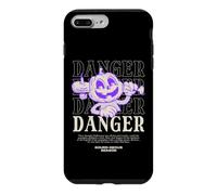 Custodia per iPhone 7 Plus/8 Plus Danger Jack-O-Lantern Retro Cartoon Halloween Zucca Geous