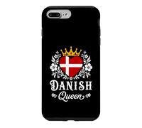 Custodia per iPhone 7 Plus/8 Plus Danish Queen Denmark Flag Proud Danish Woman