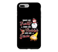 Custodia per iPhone 7 Plus/8 Plus Danza come gelo brillare come Rudolph Amore come Gesù Natale