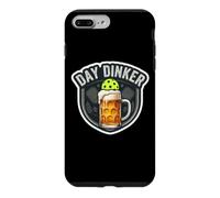 Custodia per iPhone 7 Plus/8 Plus Day Dinker Pickleball Player divertente amante della birra gioco di parole scherzo