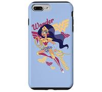 Custodia per iPhone 7 Plus/8 Plus DC Super Hero Girls Wonder Woman and Logos