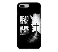 Custodia per iPhone 7 Plus/8 Plus Dead to Sin, Alive to Christ - Romans 6:11 Christian Faith