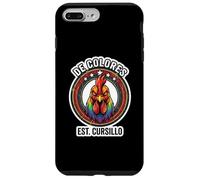 Custodia per iPhone 7 Plus/8 Plus DeColores Cursillo Rainbow Rooster Cattolico