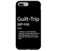 Custodia per iPhone 7 Plus/8 Plus Definizione di viaggio in colpa Barzelletta sarcastica per genitori adulti cattivi
