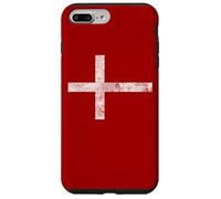 Custodia per iPhone 7 Plus/8 Plus DENMARK FLAG DANISH PRIDE DANMARK CROSS DANSK ROOTS BANNER