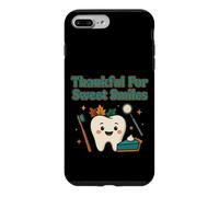 Custodia per iPhone 7 Plus/8 Plus Dentista del Ringraziamento - Grato per dolci sorrisi