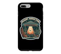 Custodia per iPhone 7 Plus/8 Plus Deserto Rapimento Vintage Alien Amante UFO Raggiante Mucca Divertente