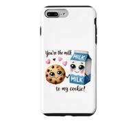 Custodia per iPhone 7 Plus/8 Plus Design con scritta "You're the Milk to My Cookie"
