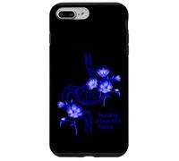 Custodia per iPhone 7 Plus/8 Plus Design floreale blu dello stomaco - Costruire un bellissimo futuro