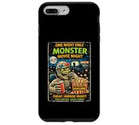 Custodia per iPhone 7 Plus/8 Plus Design Horror Retro Zombie Monster Movie Drive-In
