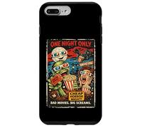 Custodia per iPhone 7 Plus/8 Plus Design Horror Retro Zombie Monster Movie Drive-In