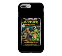 Custodia per iPhone 7 Plus/8 Plus Design Horror Retro Zombie Monster Movie Drive-In