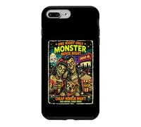 Custodia per iPhone 7 Plus/8 Plus Design Horror Retro Zombie Monster Movie Drive-In