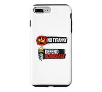 Custodia per iPhone 7 Plus/8 Plus Design "No Tyranny Defend Democracy Freedom"