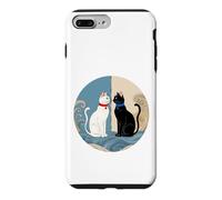Custodia per iPhone 7 Plus/8 Plus Design retrò del cerchio di Harmony Cats