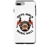 Custodia per iPhone 7 Plus/8 Plus Devil PinUp Girl 1950's Rock Roll Rockabilly Uomo Donna