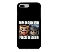 Custodia per iPhone 7 Plus/8 Plus Dilly Dally Funny Coffee Lover Procrastination Graphic Beans