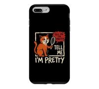 Custodia per iPhone 7 Plus/8 Plus Dimmi che sono abbastanza selvaggio gatto Bootleg Meme Umorismo