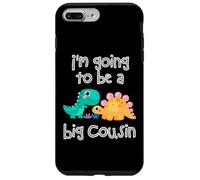 Custodia per iPhone 7 Plus/8 Plus Dinosaur Lovers I'm Going To Be A Big Cousin Crew Ragazze Ragazzi