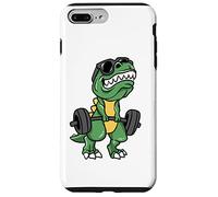 Custodia per iPhone 7 Plus/8 Plus Dinosauro T-Rex Short Arms Funny Weightlifting Dino T Rex