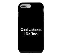 Custodia per iPhone 7 Plus/8 Plus Dio ascolta I Do Too Christian Preghiera Credente