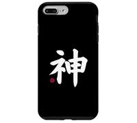 Custodia per iPhone 7 Plus/8 Plus Dio "Kami" Kanji Lettera giapponese Giappone Simbolo anteriore e posteriore