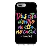 Custodia per iPhone 7 Plus/8 Plus Dios Esta Dentro De Ella No Caera Cristianos Fede religiosa
