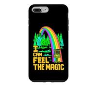 Custodia per iPhone 7 Plus/8 Plus Disco Giocatore di Golf Divertente Arcobaleno Ace I Can Feel The Magic