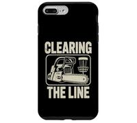 Custodia per iPhone 7 Plus/8 Plus Disco Golf Clearing The Line Chainsaw Disc Giocatore di golf
