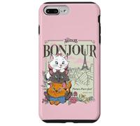 Custodia per iPhone 7 Plus/8 Plus Disney The Aristocats Marie Toulouse & Berlioz Bonjour