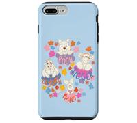 Custodia per iPhone 7 Plus/8 Plus Disney Winnie the Pooh Spring Easter Friendly Flower Faces