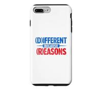 Custodia per iPhone 7 Plus/8 Plus Diverso Perché Ragioni Divertente Satira Politica