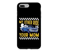 Custodia per iPhone 7 Plus/8 Plus Divertente auto dicendo, il mio altro giro è tua mamma