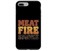 Custodia per iPhone 7 Plus/8 Plus Divertente barbecue Pitmaster barbecue barbecue barbecue regalo per feste fuoco carne