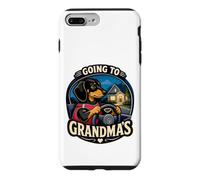 Custodia per iPhone 7 Plus/8 Plus Divertente bassotto andando alle nonne guida