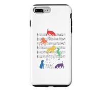 Custodia per iPhone 7 Plus/8 Plus Divertente Beagle Musica LGBT Giocare con Nota