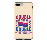 Custodia per iPhone 7 Plus/8 Plus Divertente Bisessuale Doppio Le Possibilità Raddoppiano Il Problema