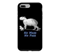 Custodia per iPhone 7 Plus/8 Plus Divertente Capibara Babybara Mamabara "No Muss No Fuss"