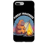 Custodia per iPhone 7 Plus/8 Plus Divertente capibara della foresta per gli amanti dei vagabondi e dei capibara